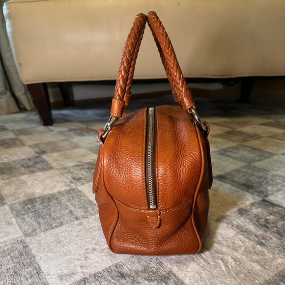 BLACK FRIDAY SALE! Authentic Prada Real Leather Satchel Handbag - Picture 7 of 10